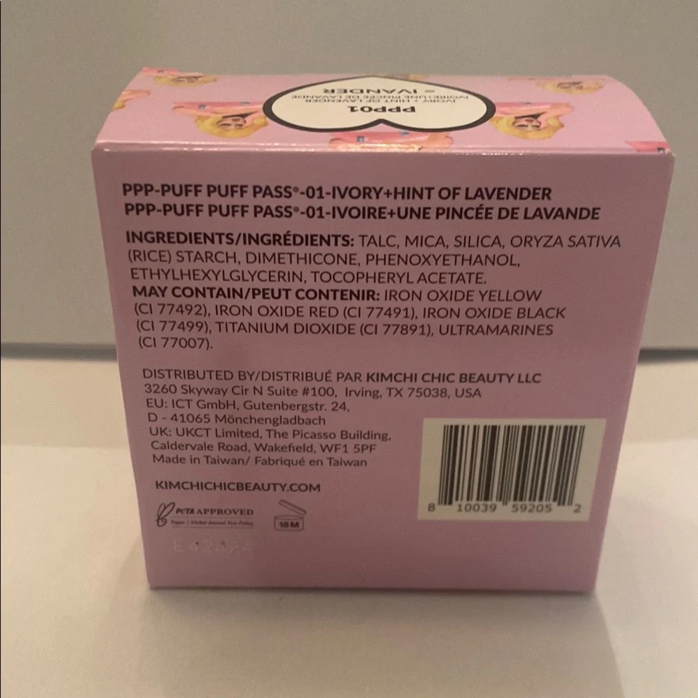 Kimchi Chic Beauty Puff Puff Pass Set & Bake Powder - Pink